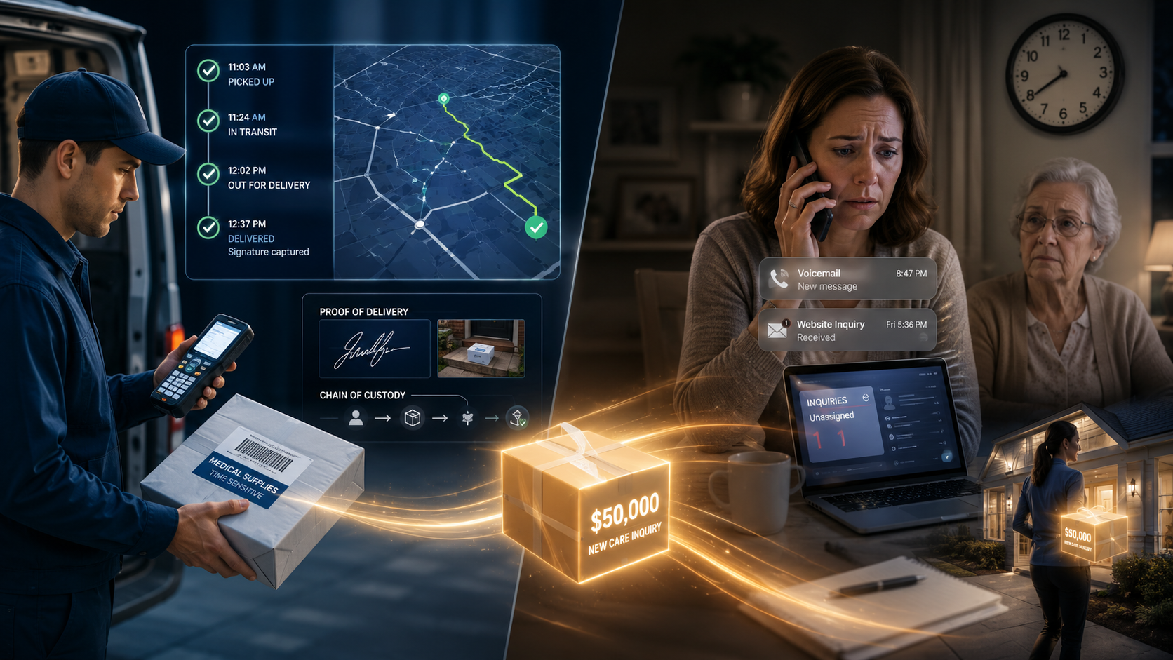 What Same-Day Delivery Taught Us About Home Care's Biggest Revenue Leak